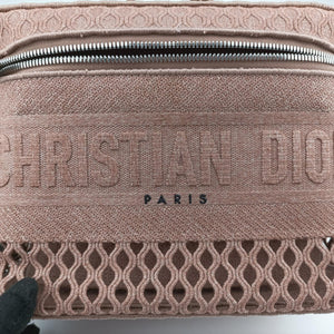 Mesh Embroidered Diortravel Pink fabric 50-MA-1200