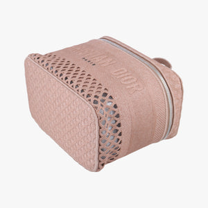 Mesh Embroidered Diortravel Pink fabric 50-MA-1200