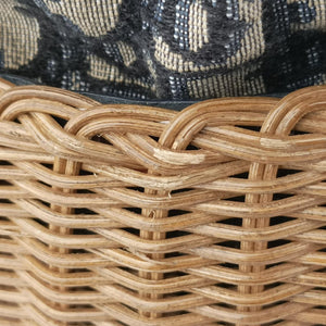 Wicker Basket Multicolour Natural wicker x Dior oblique jacquard 63-MA-1200