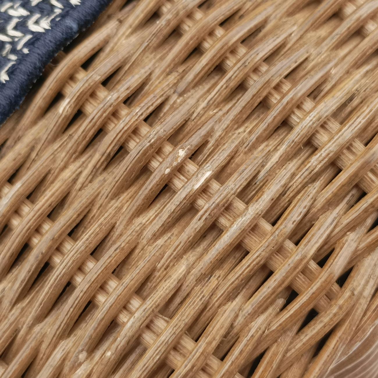 Wicker Basket Multicolour Natural wicker x Dior oblique jacquard 63-MA-1200