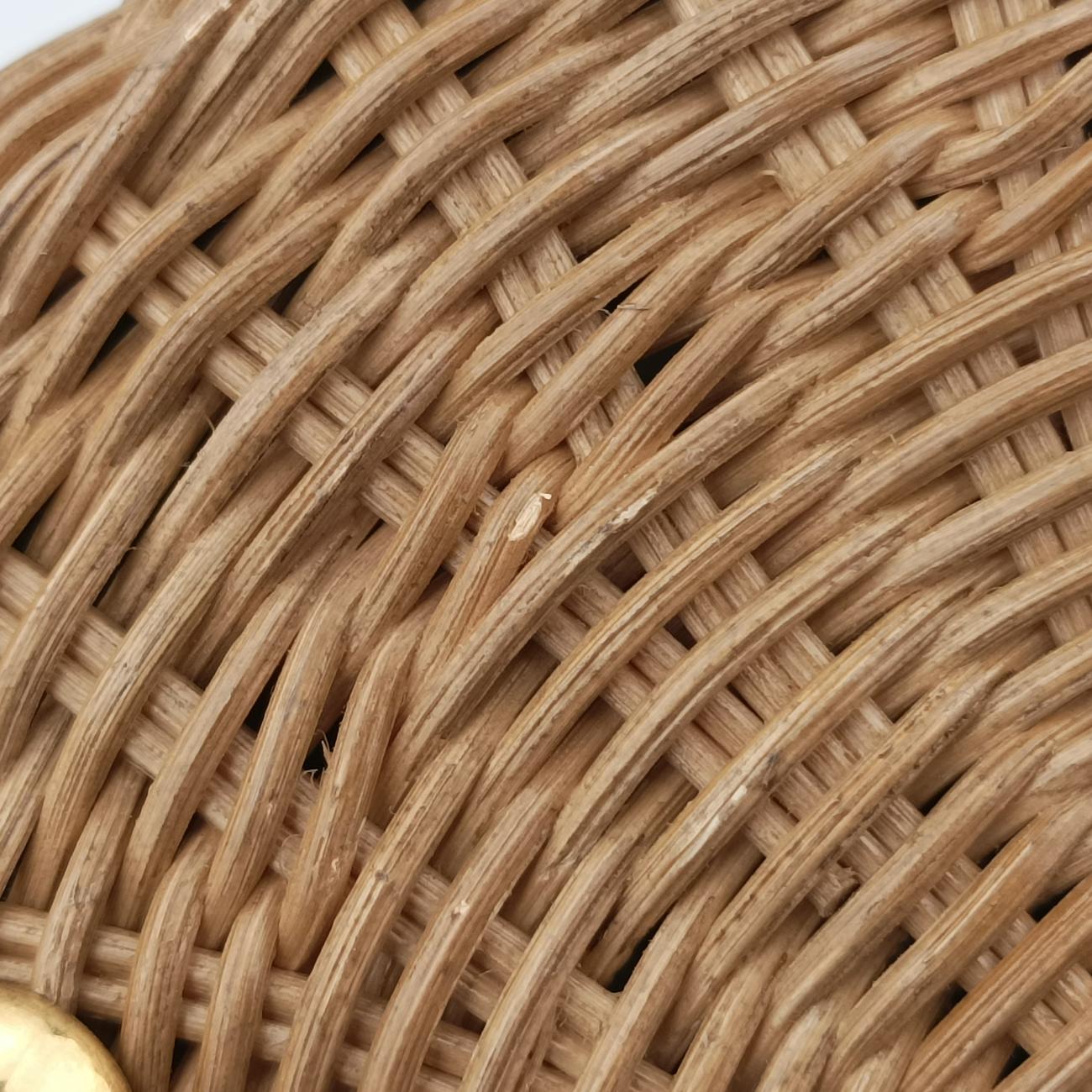Wicker Basket Multicolour Natural wicker x Dior oblique jacquard 63-MA-1200