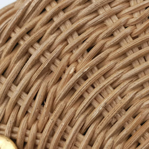 Wicker Basket Multicolour Natural wicker x Dior oblique jacquard 63-MA-1200