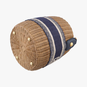 Wicker Basket Multicolour Natural wicker x Dior oblique jacquard 63-MA-1200