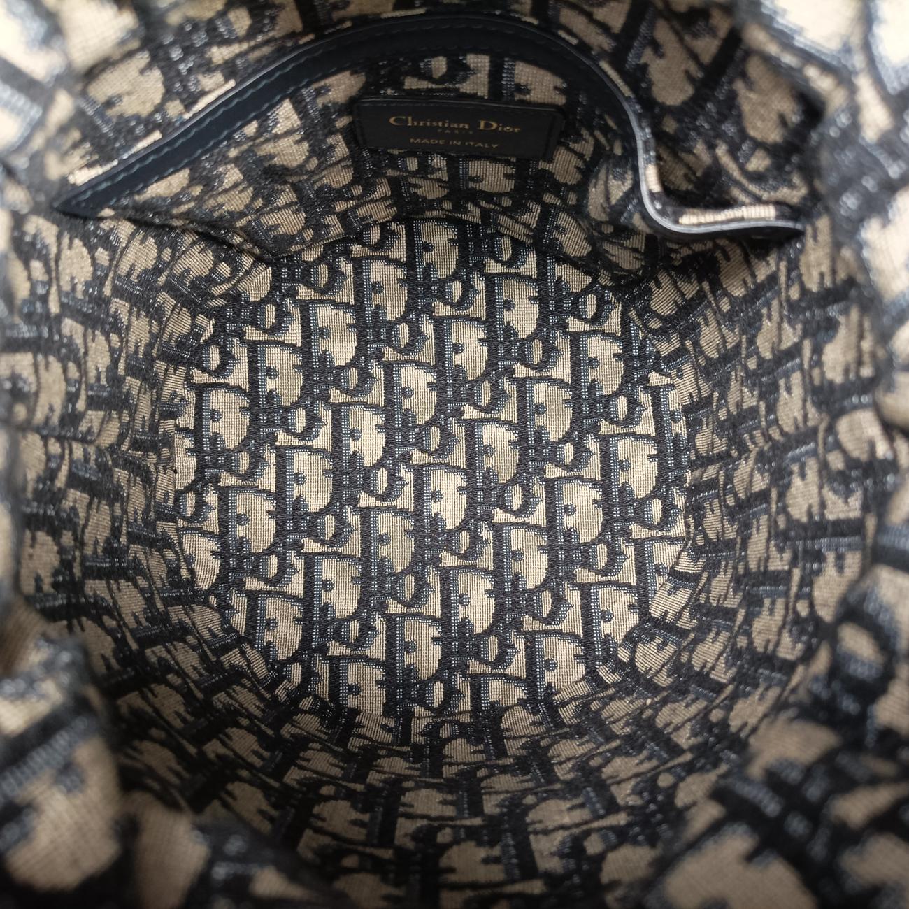 Wicker Basket Multicolour Natural wicker x Dior oblique jacquard 63-MA-1200