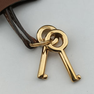 Padlock Brown PVC coated canvas I023592633