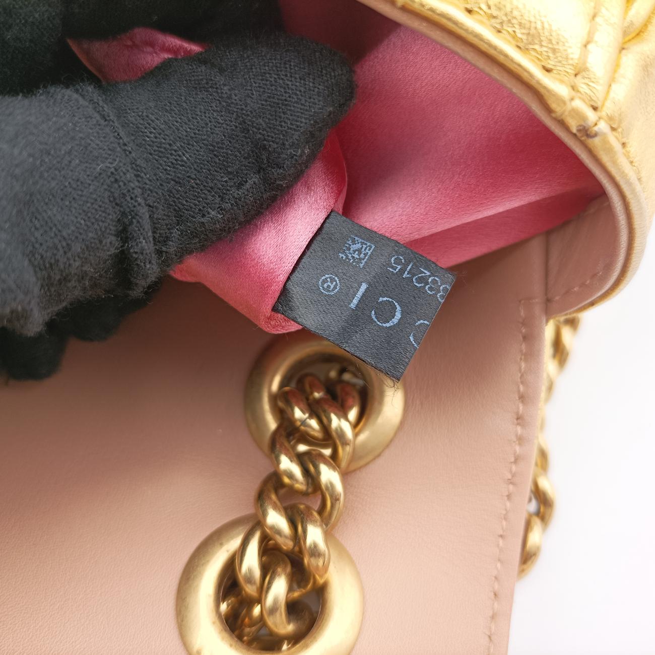 GG Marmont Golden Leather E021433215