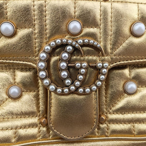 GG Marmont Golden Leather E021433215