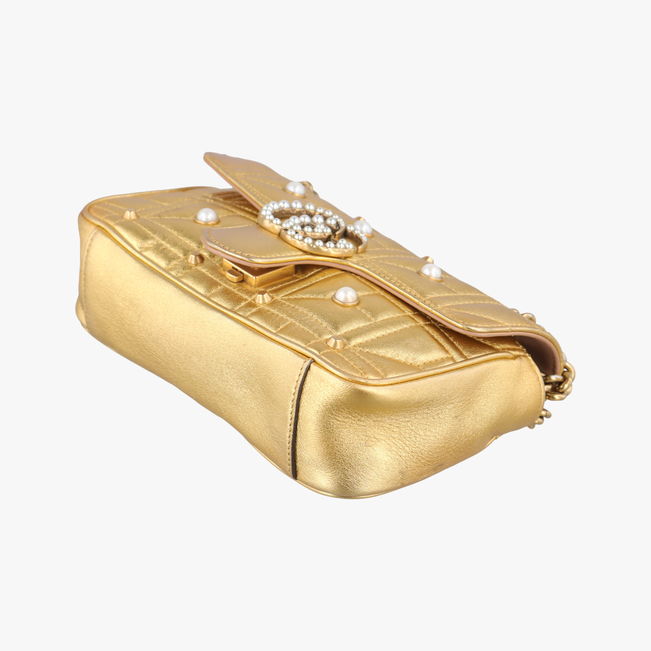 GG Marmont Golden Leather E021433215