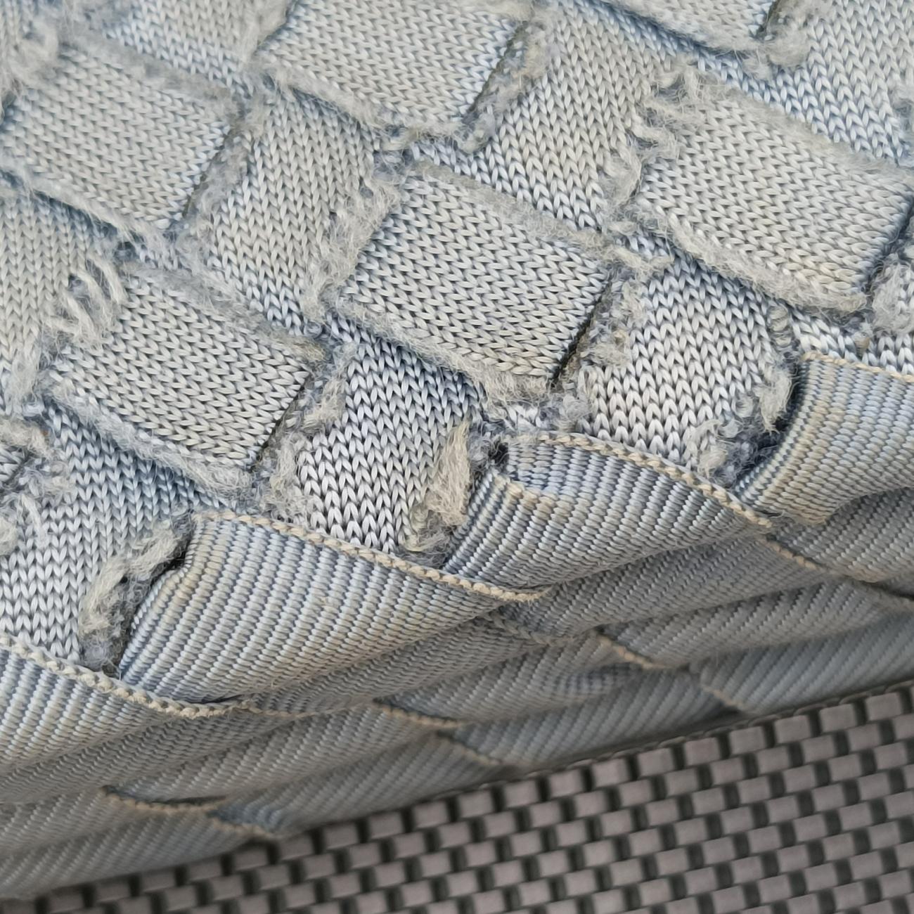 Duo Intrecciato Grey Fabric B01125630E