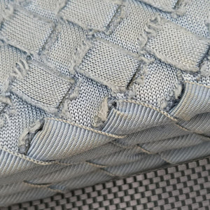 Duo Intrecciato Grey Fabric B01125630E