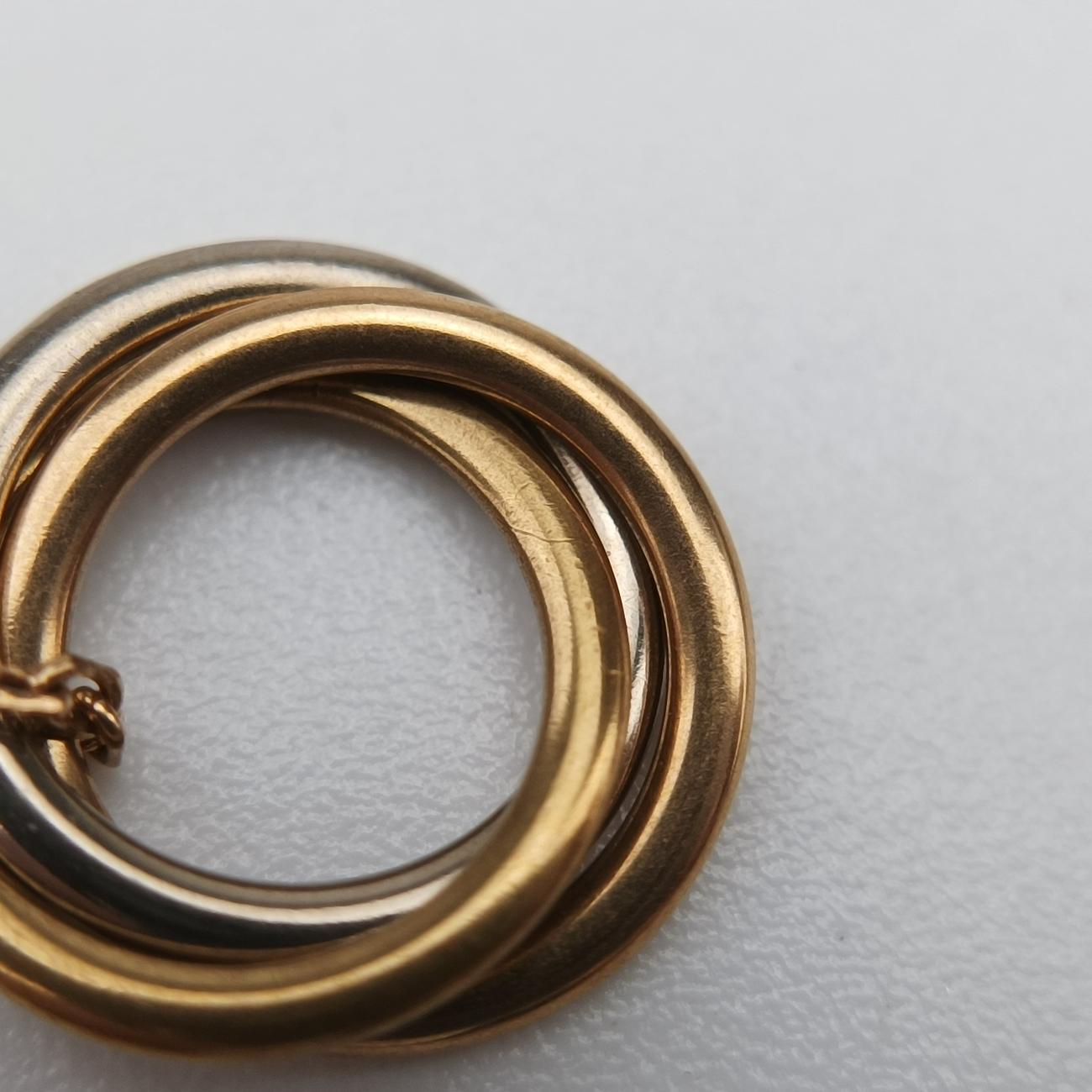 Trinity de Cartier Golden AU750 QY5541