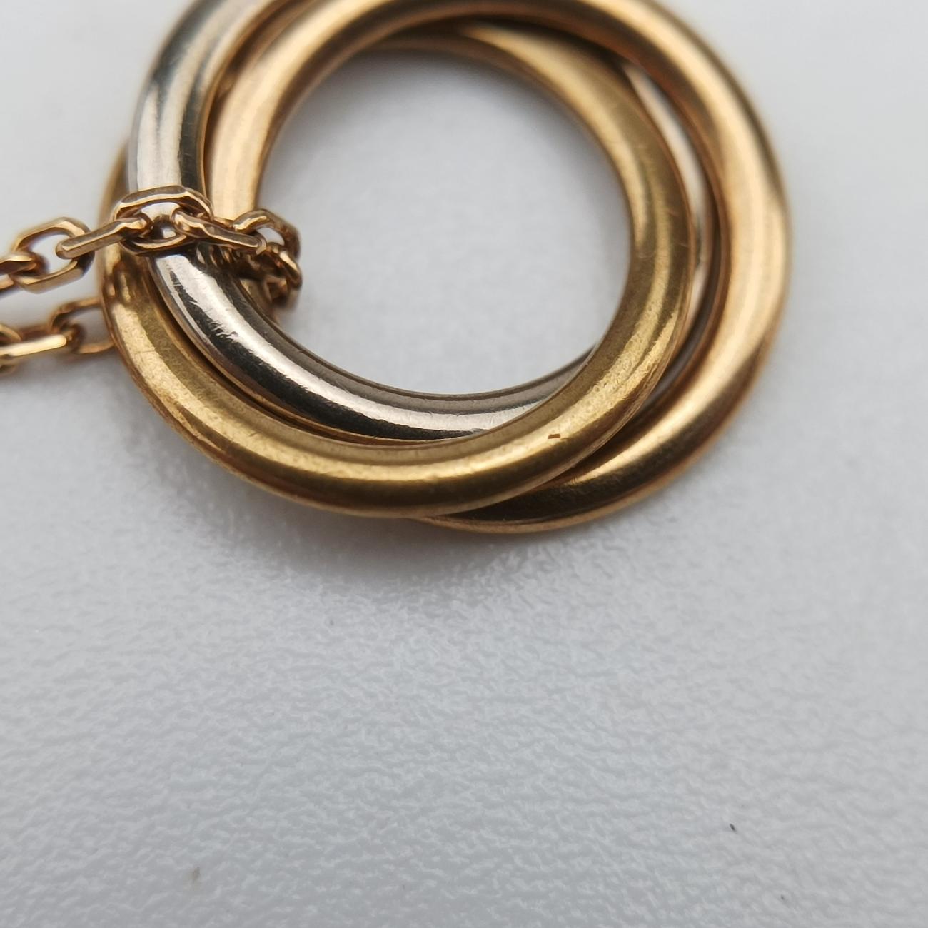 Trinity de Cartier Golden AU750 QY5541