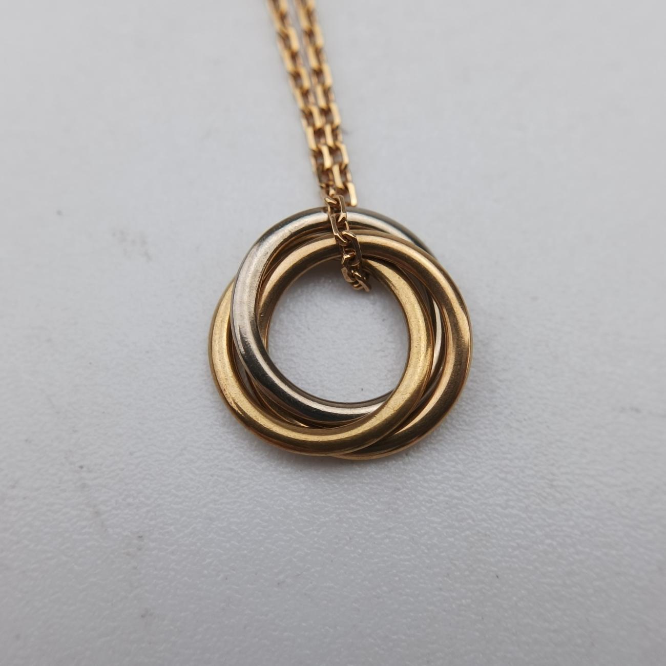 Trinity de Cartier Golden AU750 QY5541