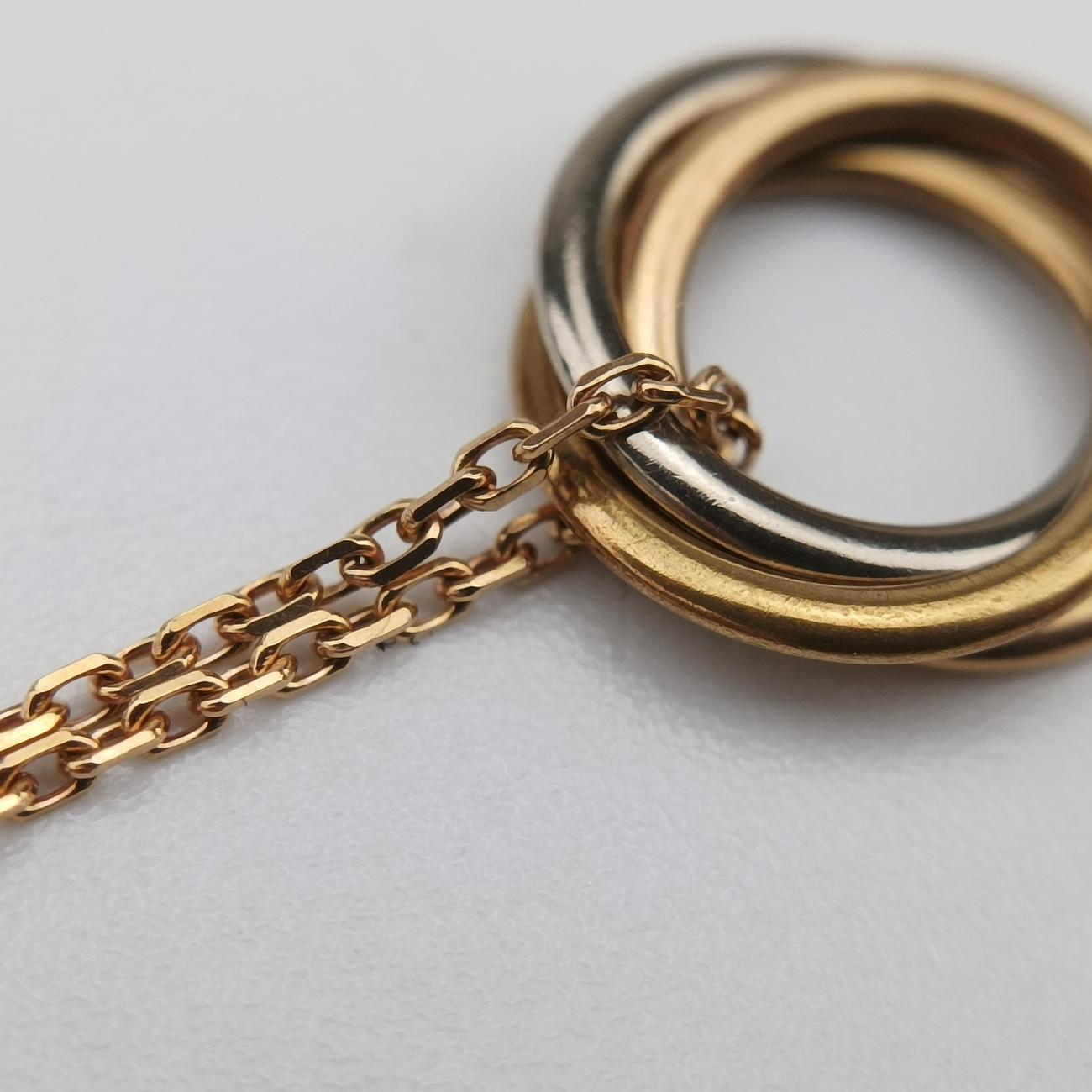 Trinity de Cartier Golden AU750 QY5541