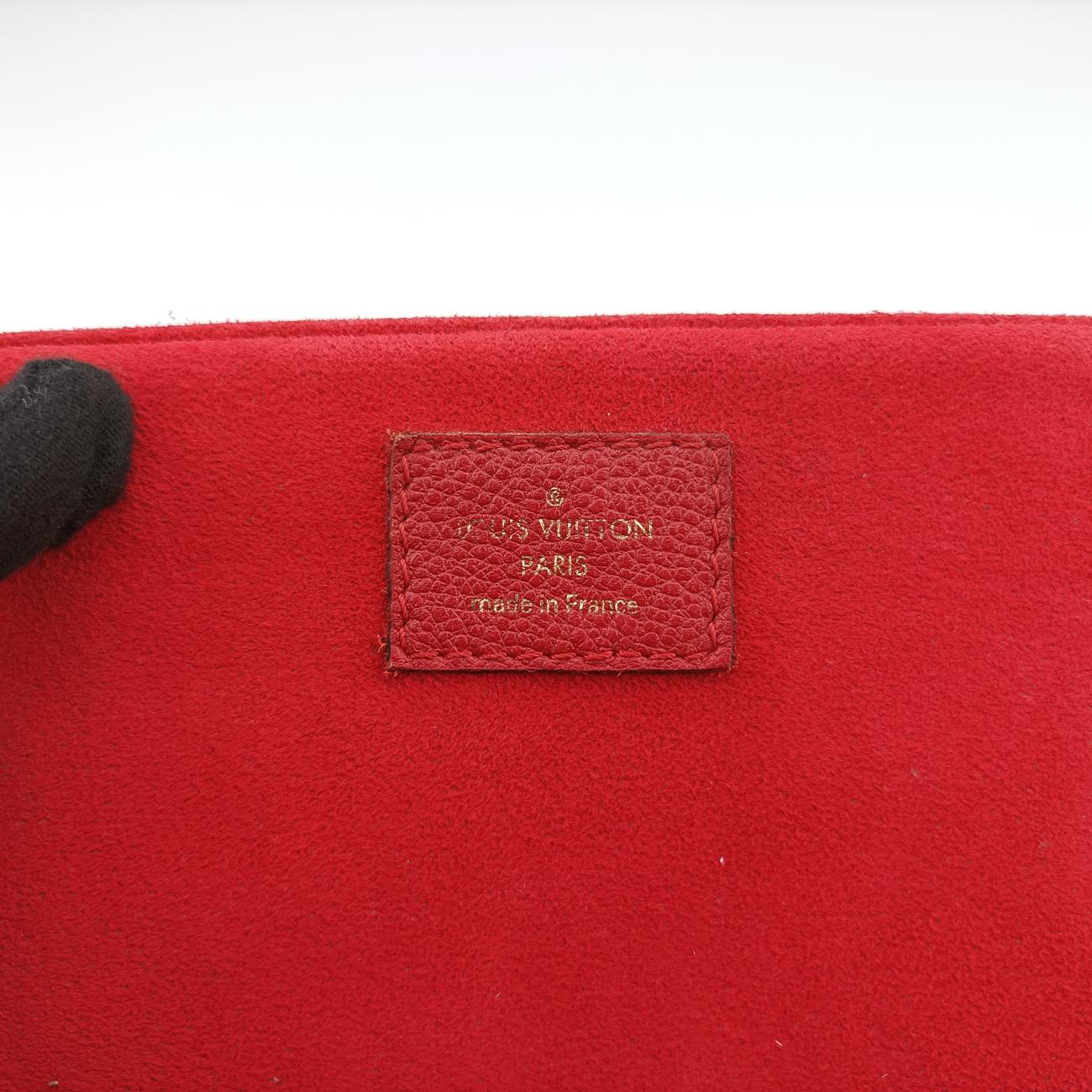 Alma Bag Into Bag Brown ×Rouge Monogram Canvas×calf leather SP3196