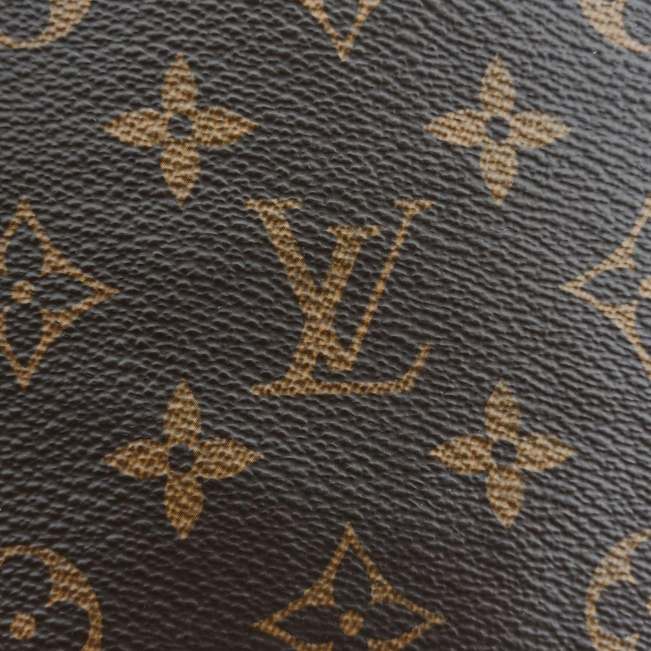 Alma Bag Into Bag Brown ×Rouge Monogram Canvas×calf leather SP3196