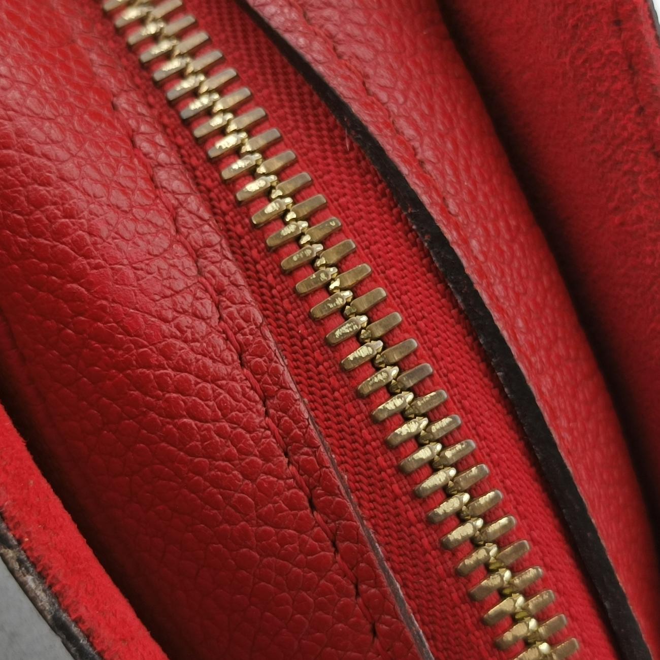 Alma Bag Into Bag Brown ×Rouge Monogram Canvas×calf leather SP3196