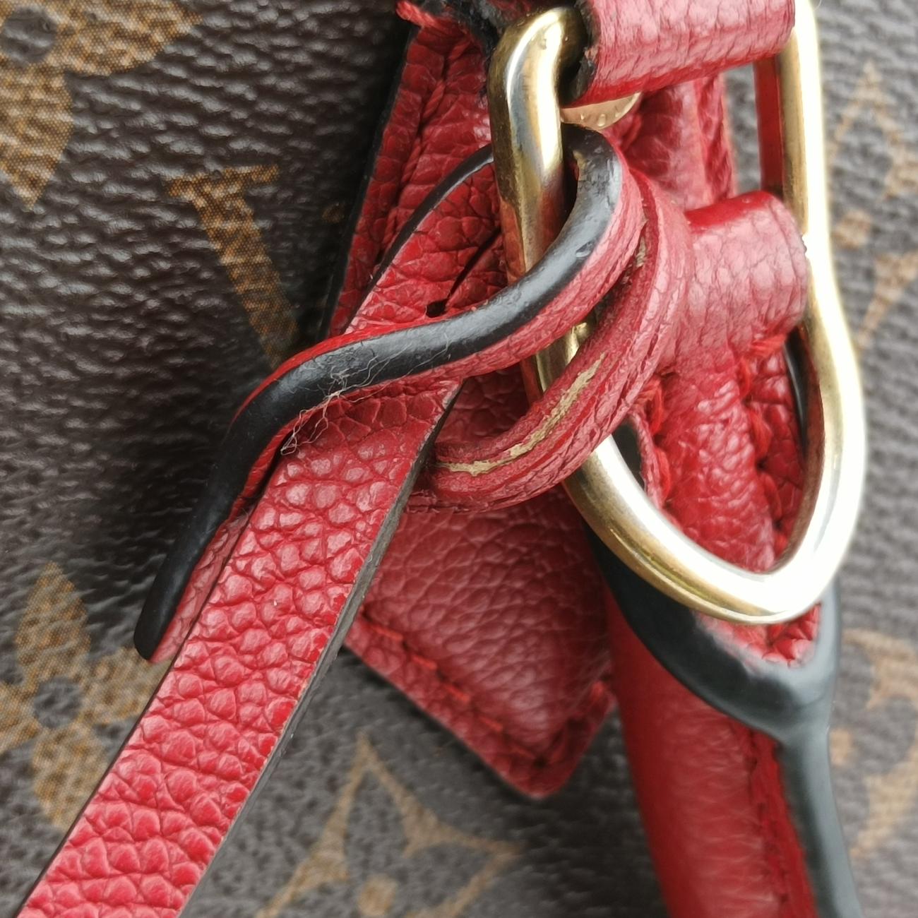 Alma Bag Into Bag Brown ×Rouge Monogram Canvas×calf leather SP3196