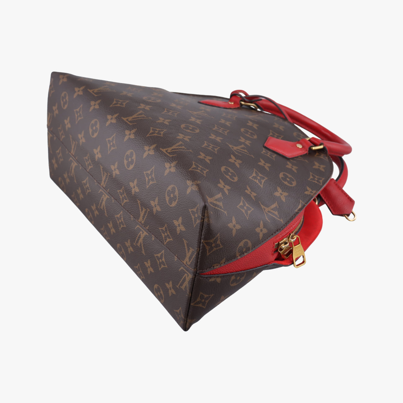 Alma Bag Into Bag Brown ×Rouge Monogram Canvas×calf leather SP3196