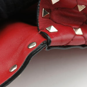 Rockstud SPIKE UP Red Lambskin BL-N123NAP2