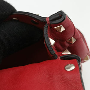 Rockstud SPIKE UP Red Lambskin BL-N123NAP2