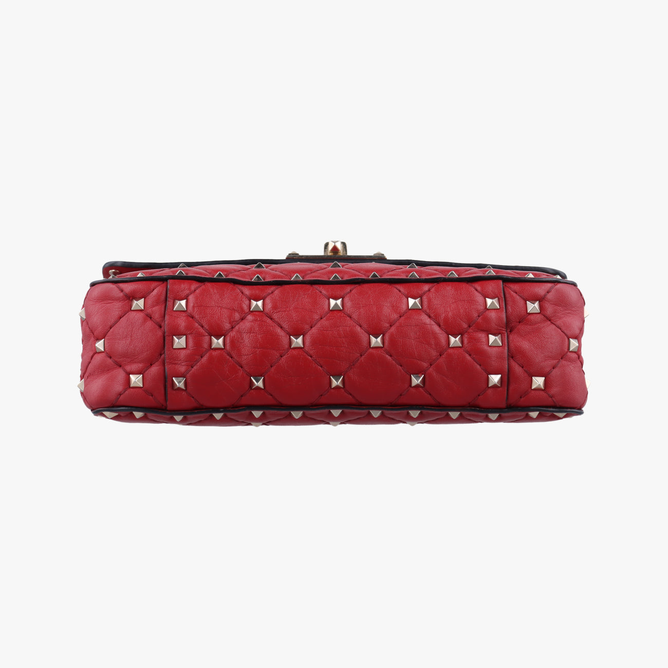 Rockstud SPIKE UP Red Lambskin BL-N123NAP2