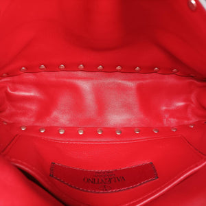 Rockstud SPIKE UP Red Lambskin BL-N123NAP2
