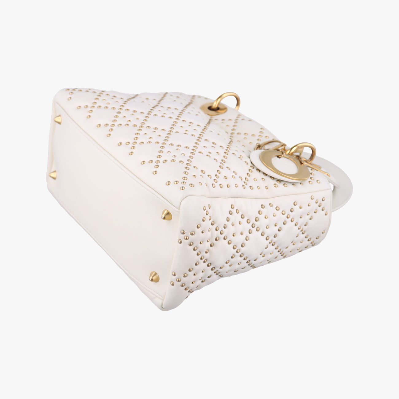 Lady Dior White lambskin 16-BO-0117