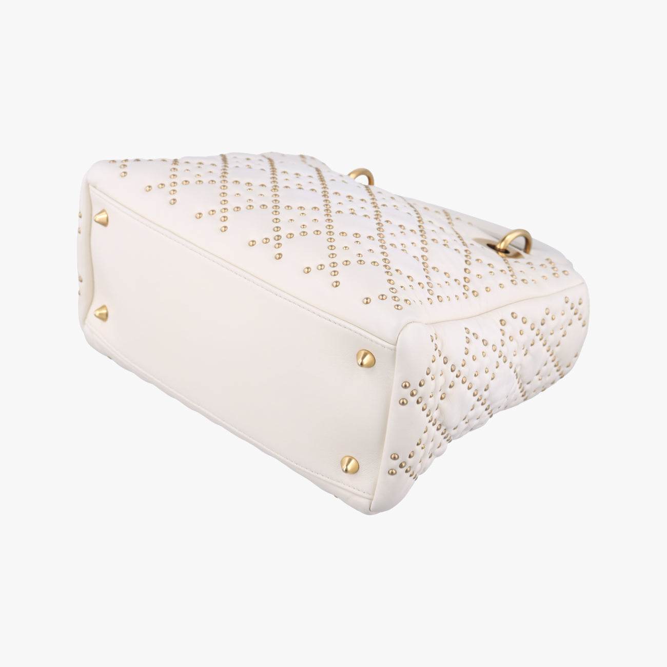 Lady Dior White lambskin 16-BO-0117