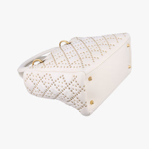 Lady Dior White lambskin 16-BO-0117
