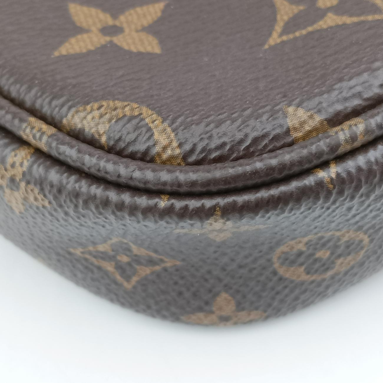 Multi Pochette Accessoir brown×khaki Monogram Canvas TA4230