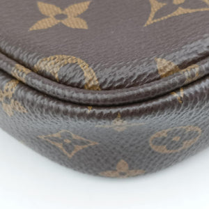 Multi Pochette Accessoir brown×khaki Monogram Canvas TA4230