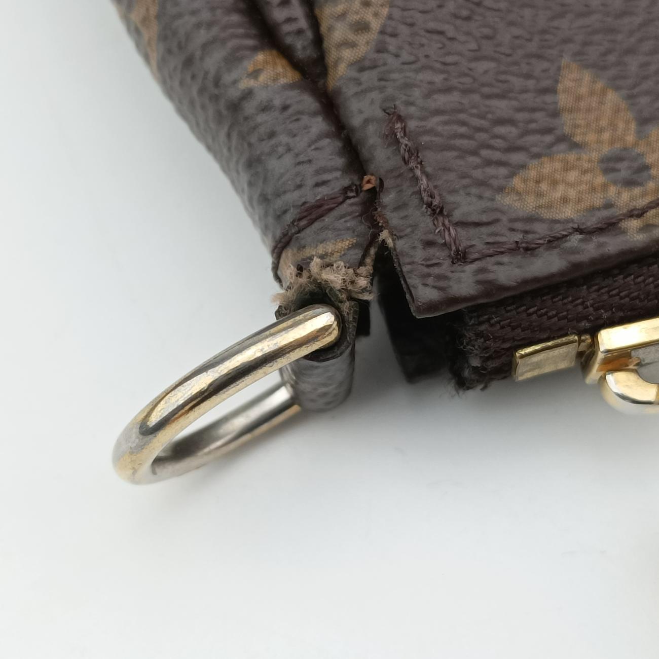 Multi Pochette Accessoir brown×khaki Monogram Canvas TA4230