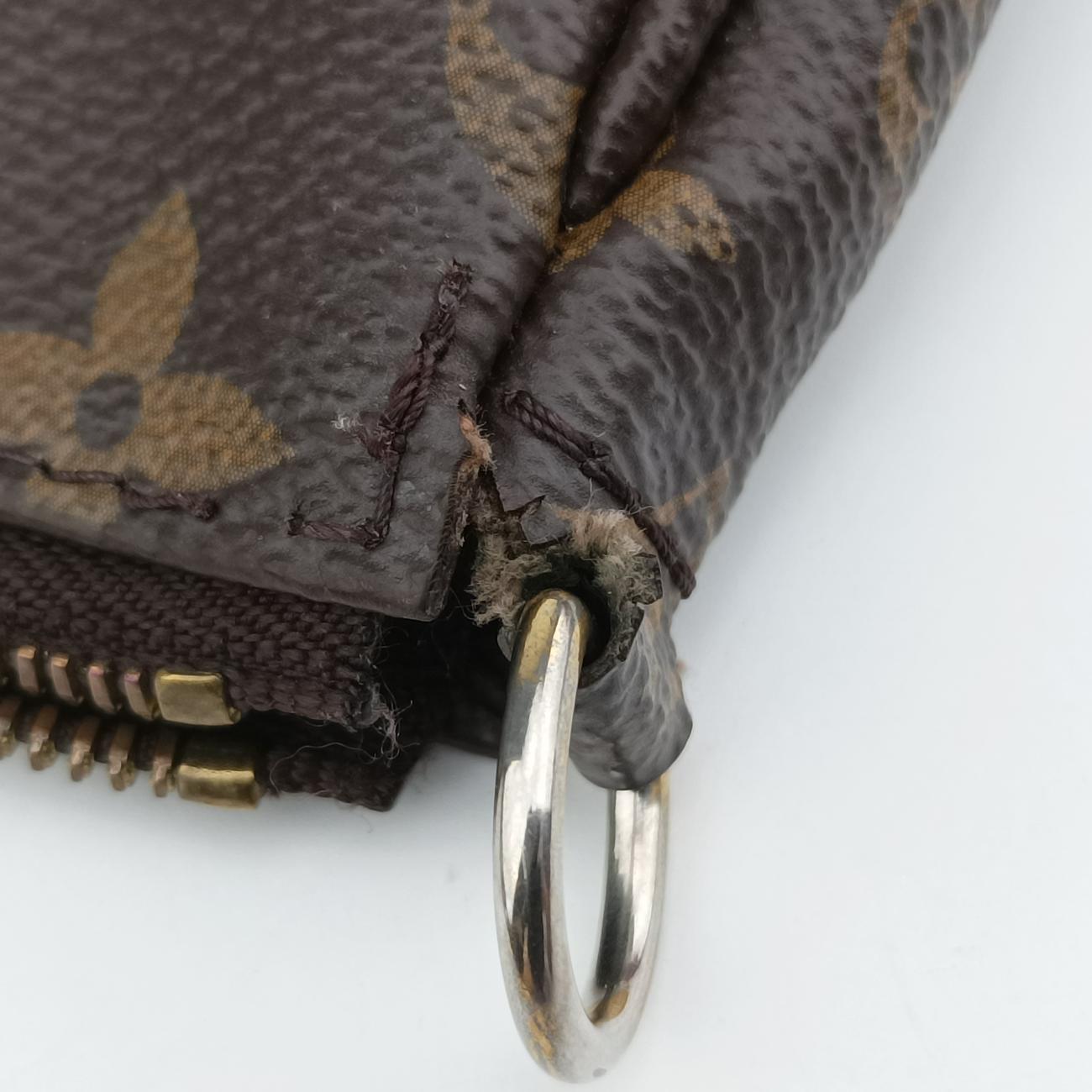 Multi Pochette Accessoir brown×khaki Monogram Canvas TA4230