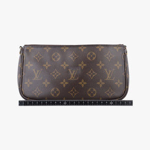 Multi Pochette Accessoir brown×khaki Monogram Canvas TA4230