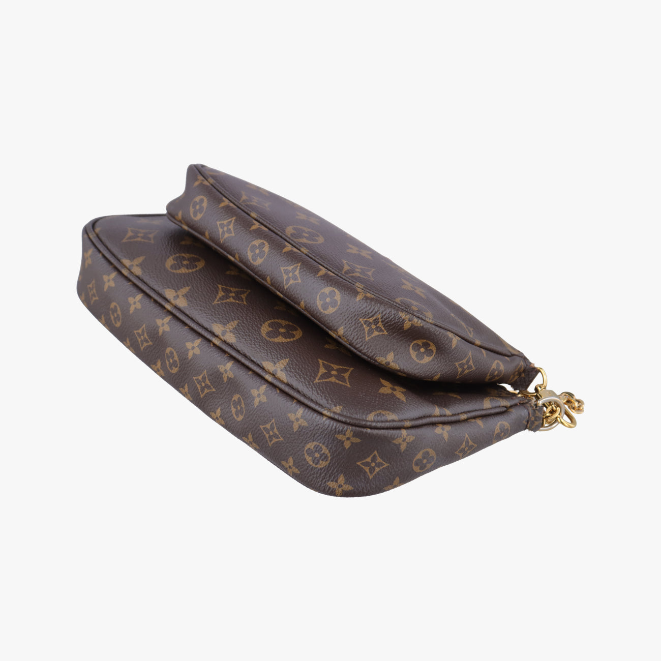 Multi Pochette Accessoir brown×khaki Monogram Canvas TA4230