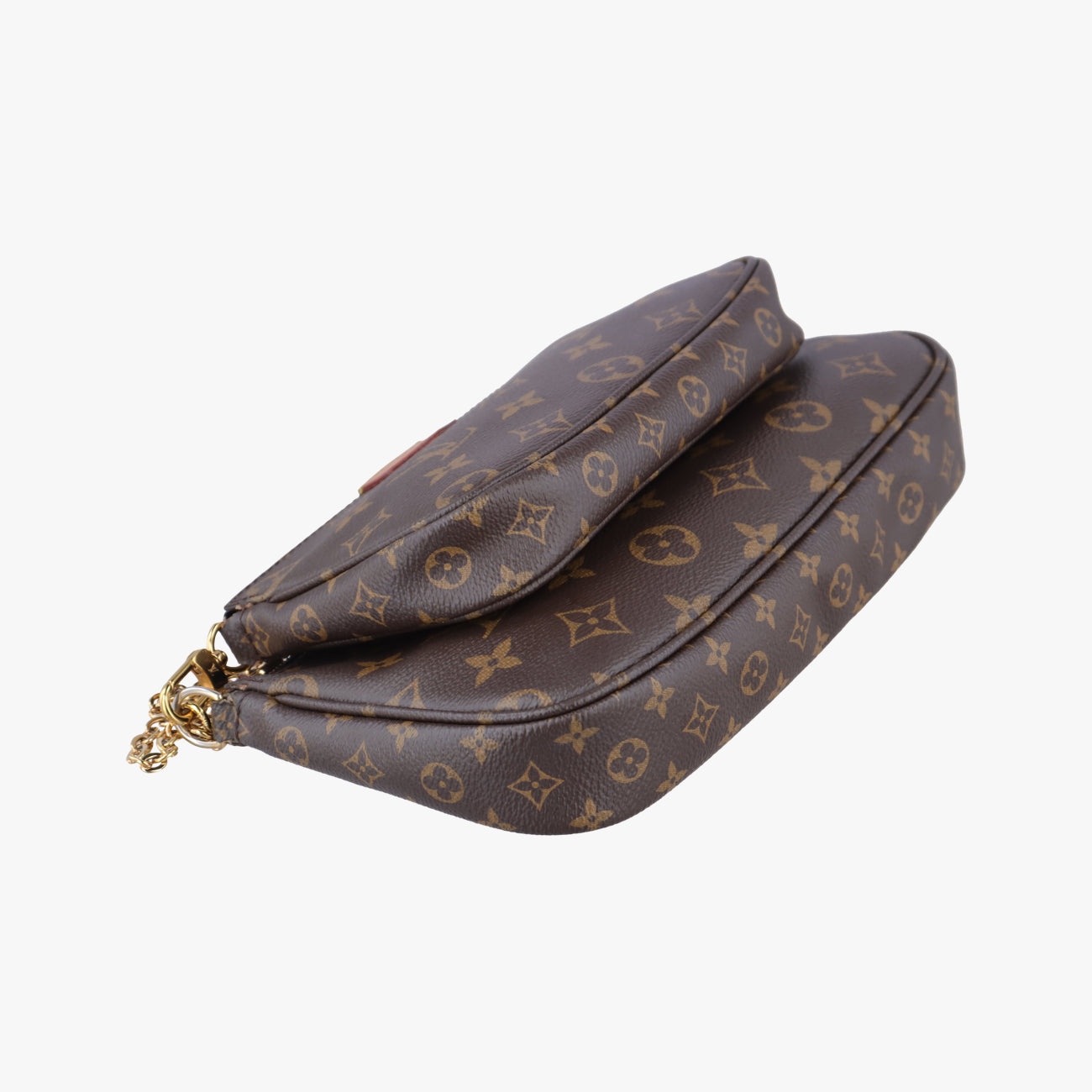 Multi Pochette Accessoir brown×khaki Monogram Canvas TA4230