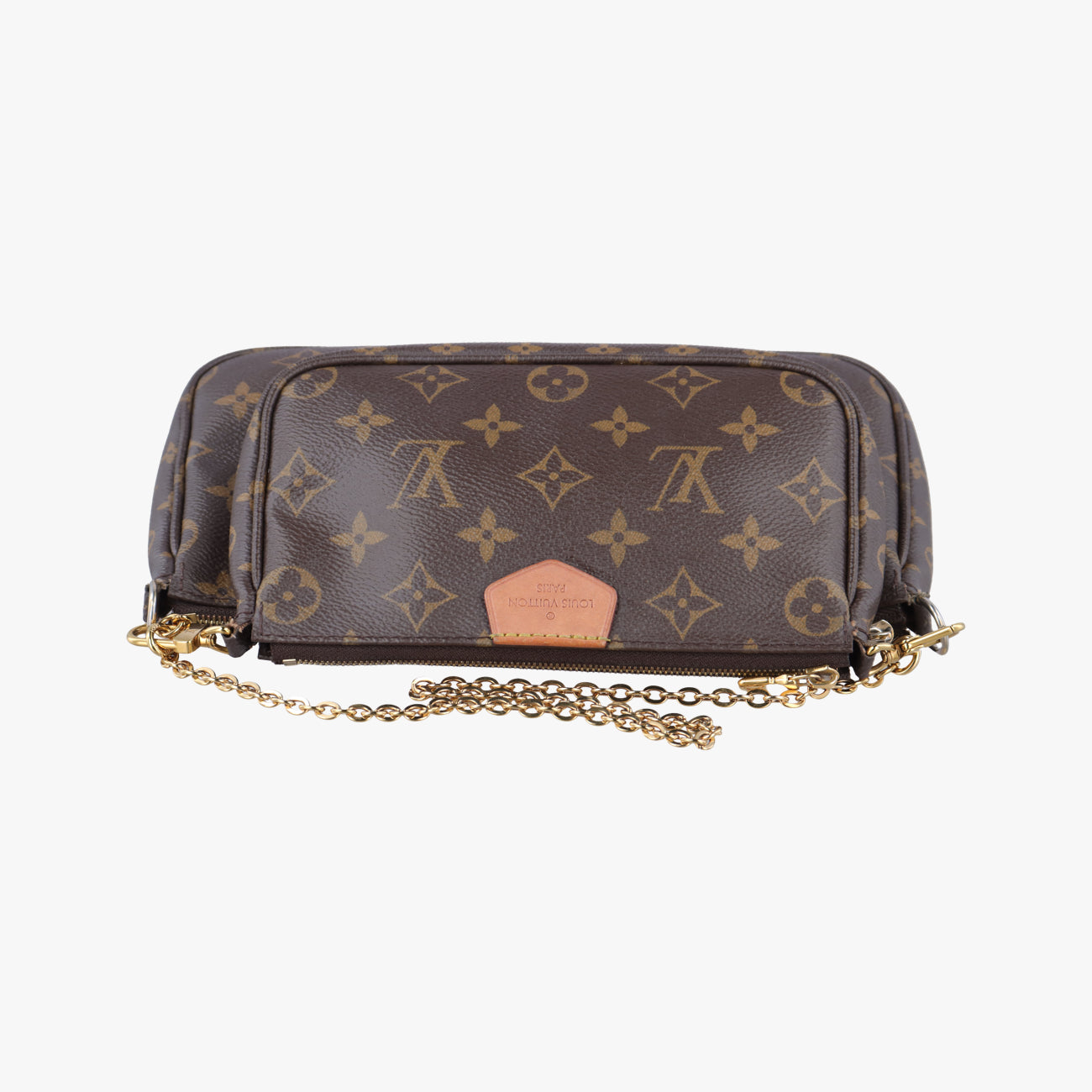 Multi Pochette Accessoir brown×khaki Monogram Canvas TA4230