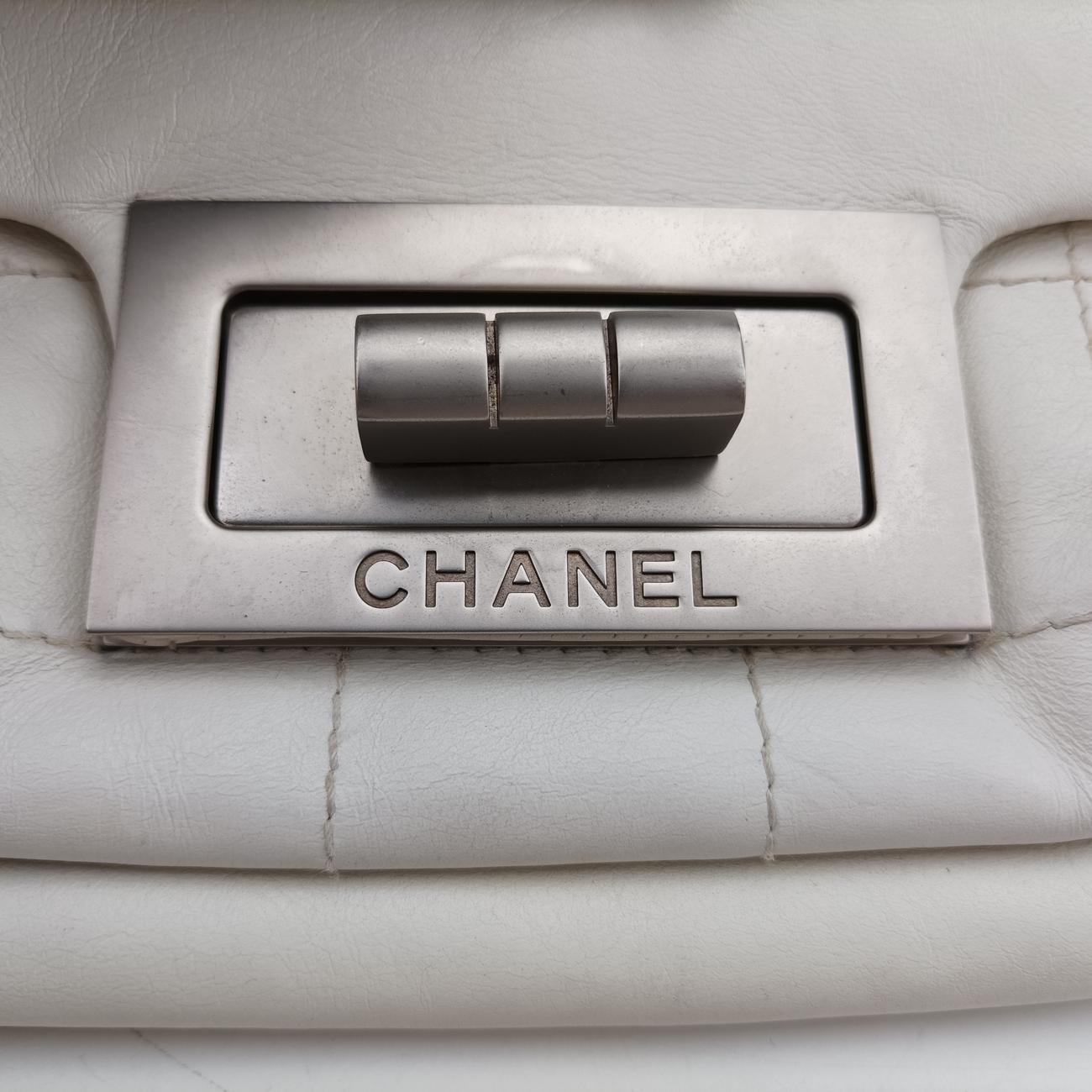 2.55 chocolate bar White lambskin 7908038
