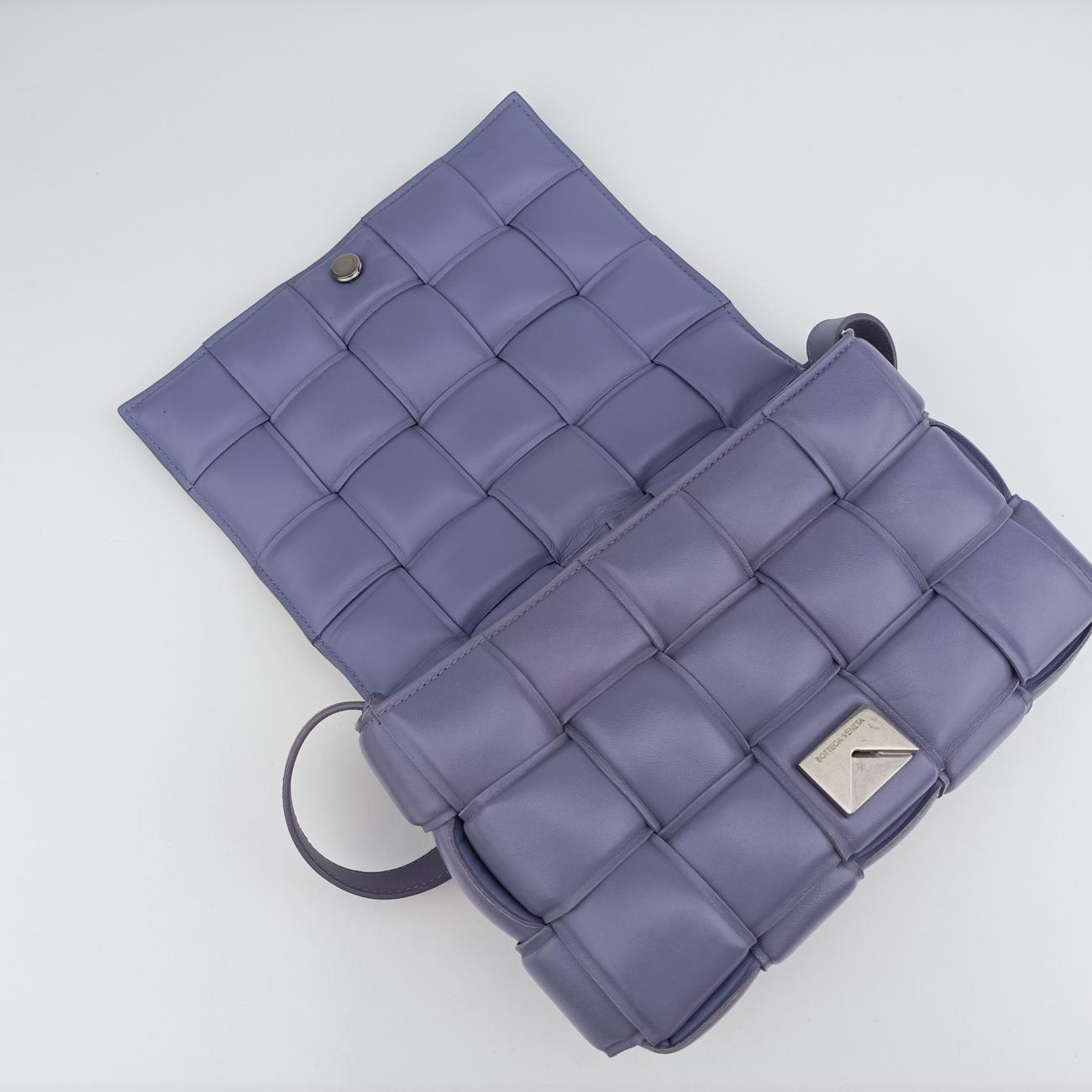 Padded Cassette Purple lambskin B09288593B