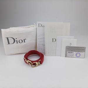 Lady Dior Red lambskin 18-MA-1124