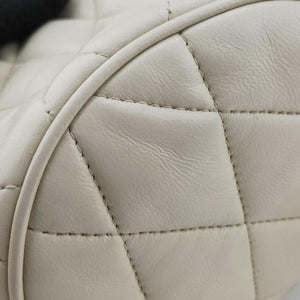 Sado Small Tube Bag White Leather GUE712706.0622