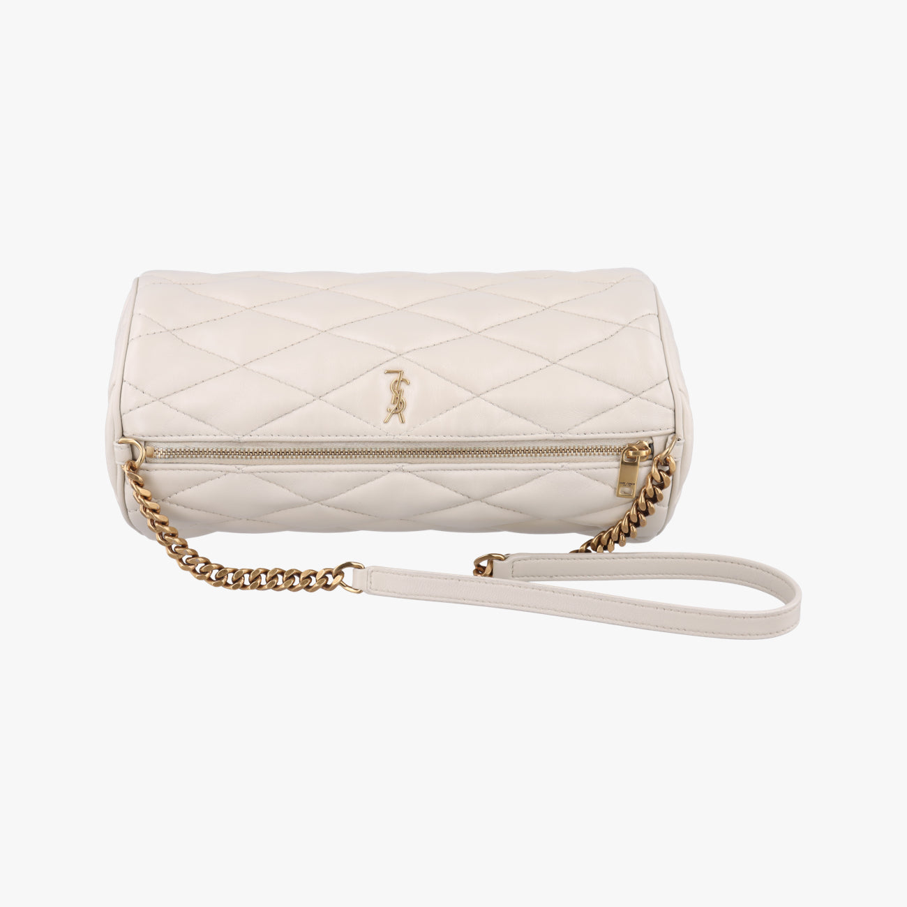 Sado Small Tube Bag White Leather GUE712706.0622