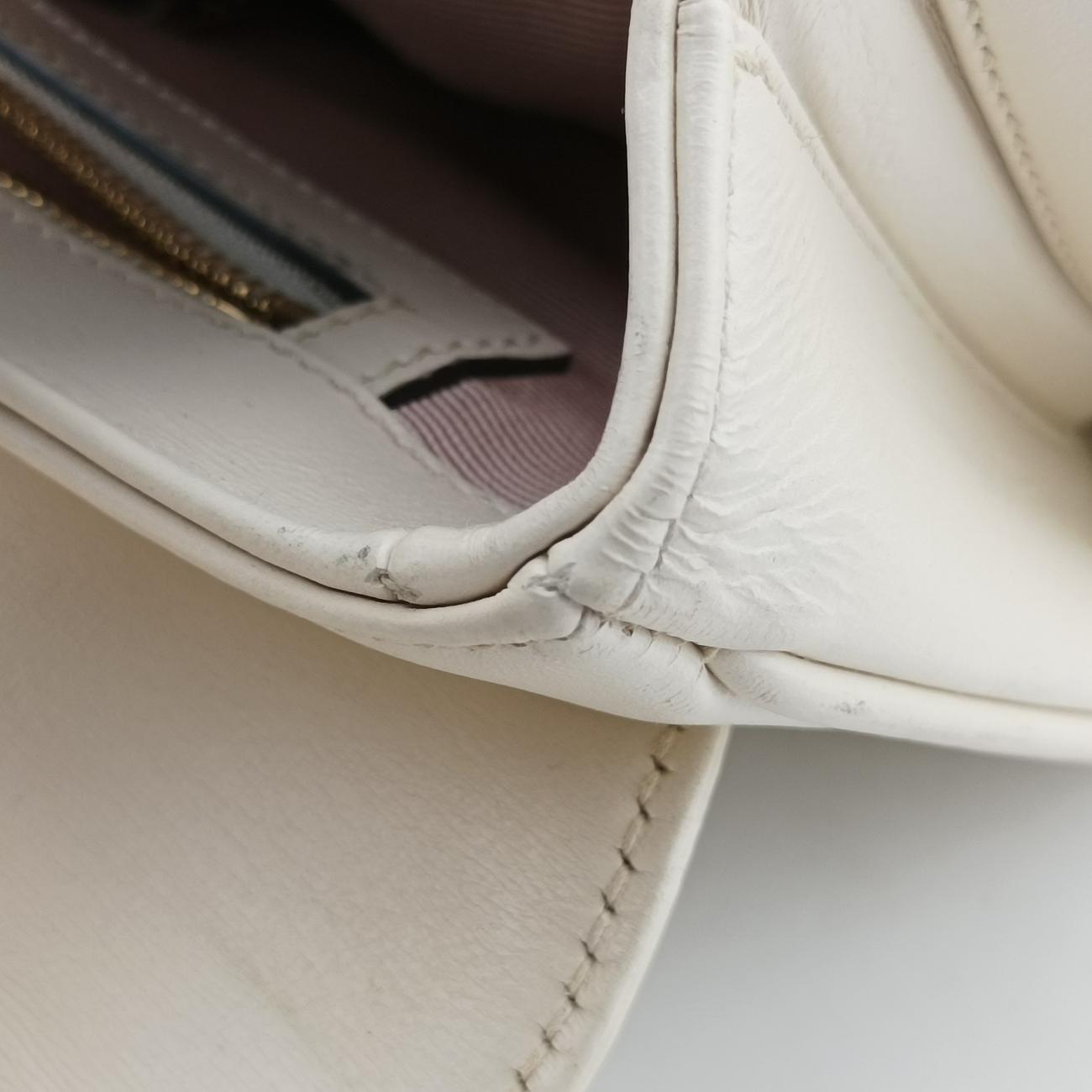 Rajah White Leather H028164589