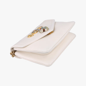 Rajah White Leather H028164589