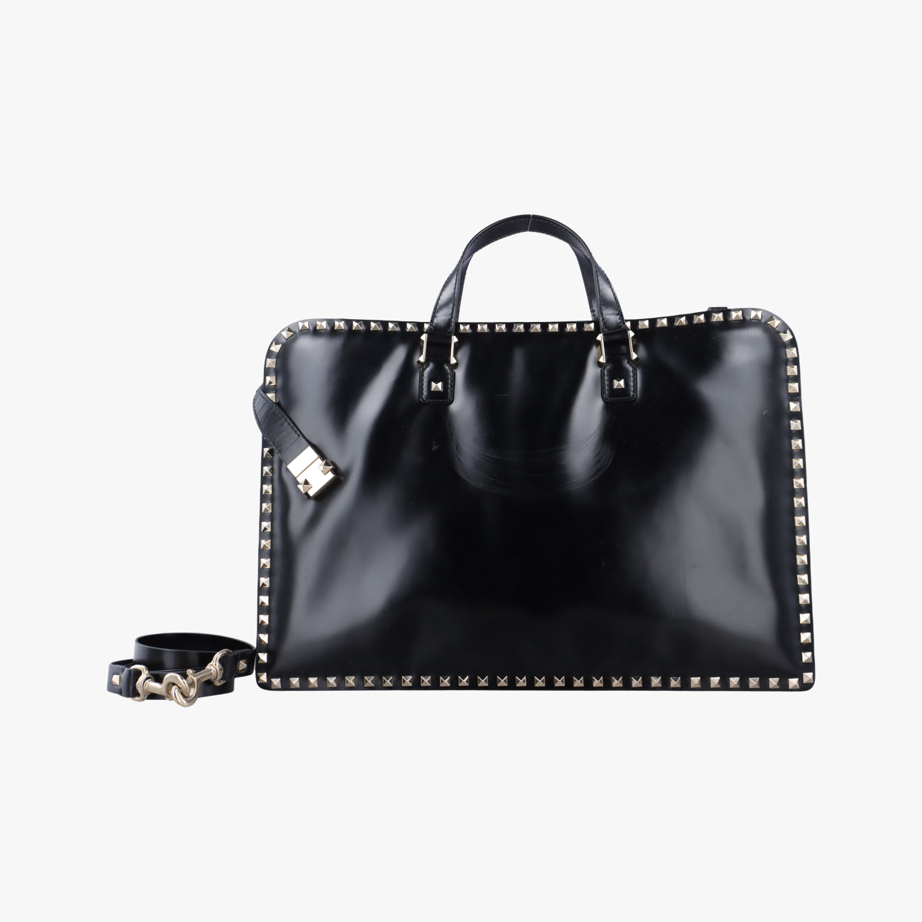 Rockstud Black Leather BS-L538VQZ0
