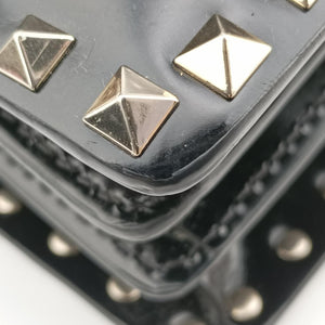 Rockstud Black Leather BS-L538VQZ0