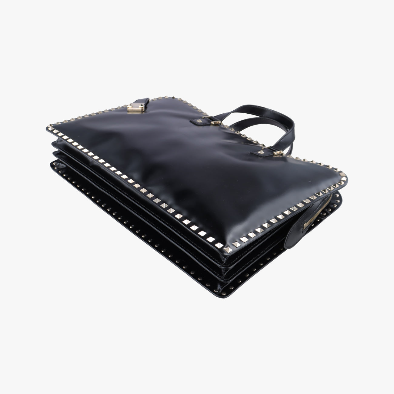 Rockstud Black Leather BS-L538VQZ0