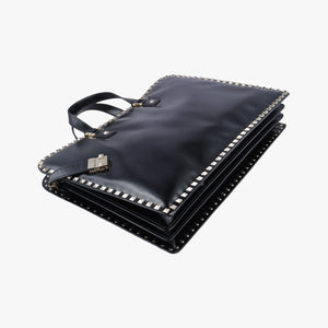 Rockstud Black Leather BS-L538VQZ0
