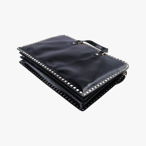Rockstud Black Leather BS-L538VQZ0
